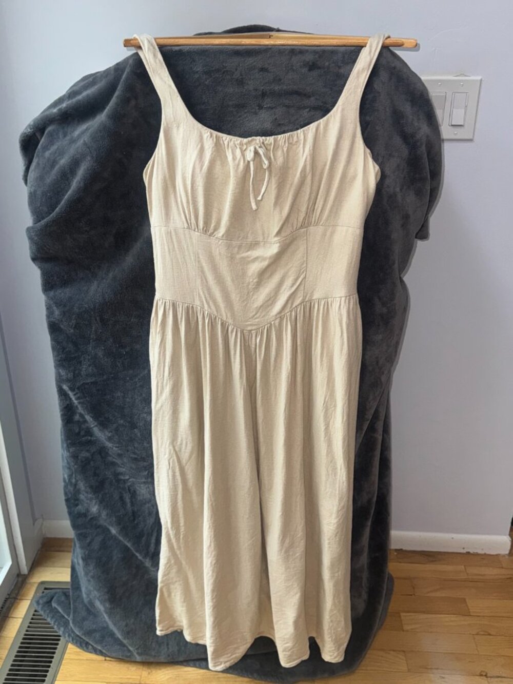 House of Harlow Beige Midi Dress